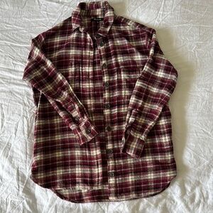 MADEWELL Plaid Shirt Jacket Button Down